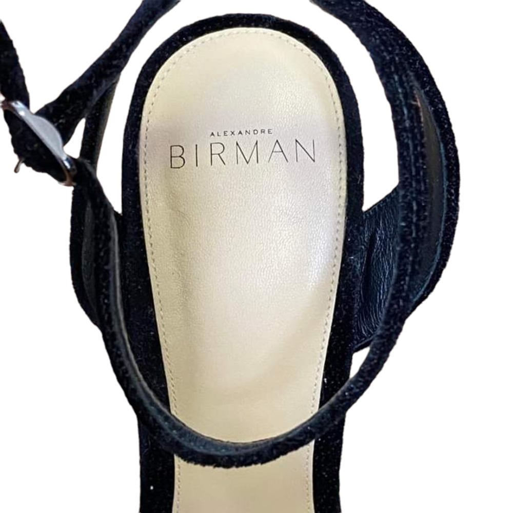 Alexandre Birman Heels Black Ankle Strap Size 40.5 - Picture 4 of 7